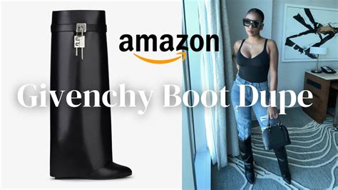 dupe givenchy boots|givenchy lock boots.